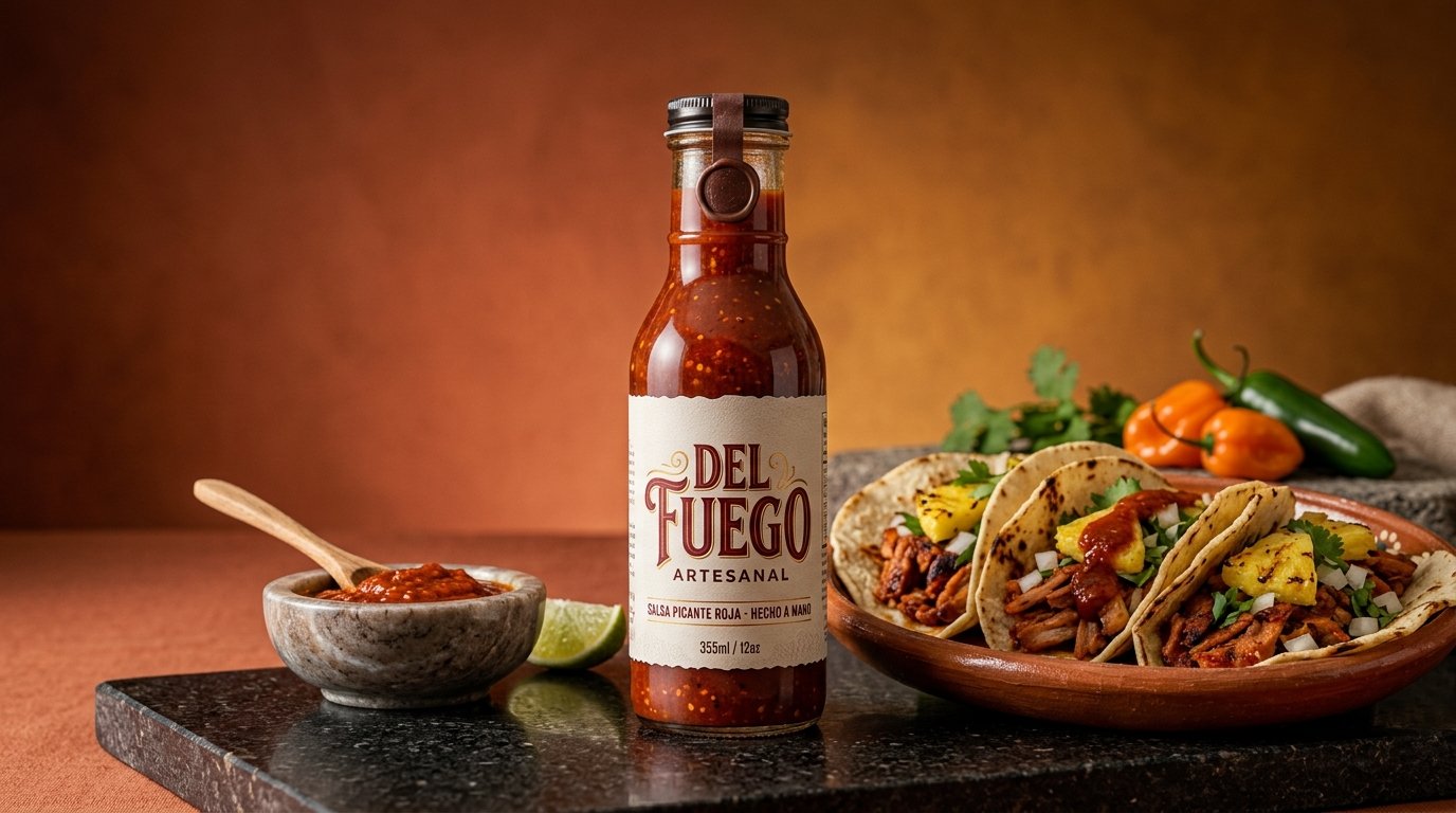 Tacos con salsa